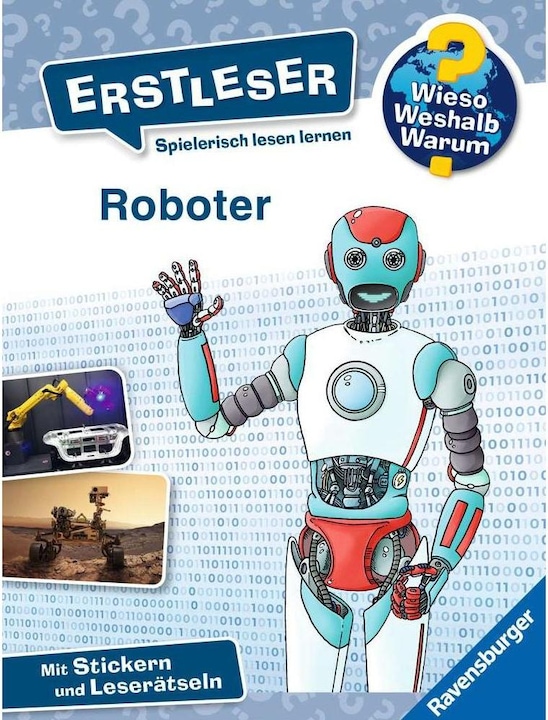 Immagine prodotto Ravensburger Wieso? Weshalb? Warum? Erstleser, Band 14: Roboter (Tedesco, Sebastiano Cenone, Annette nuovo agricoltore, 2024)