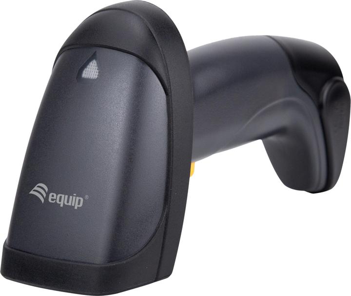 Actual product image equip Barcode handheld scanner 1D Laser Wireless USB black (1D barcodes)