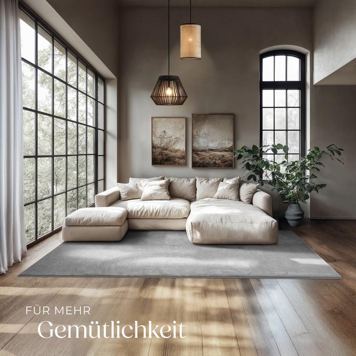 Immagine prodotto tectake Tappeto a pelo corto Soft Zone (200 x 290 cm)