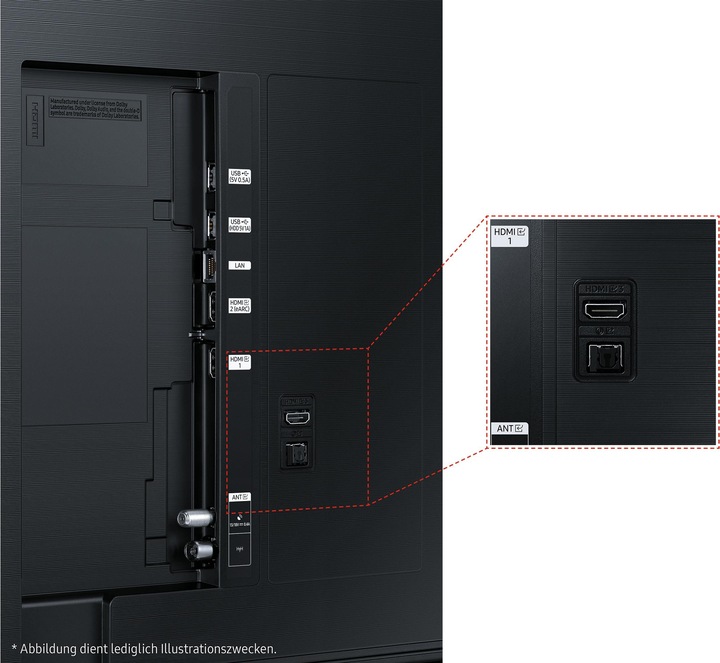 Image du produit Samsung GU55BU8079U (55", LED, 4K, 2022)