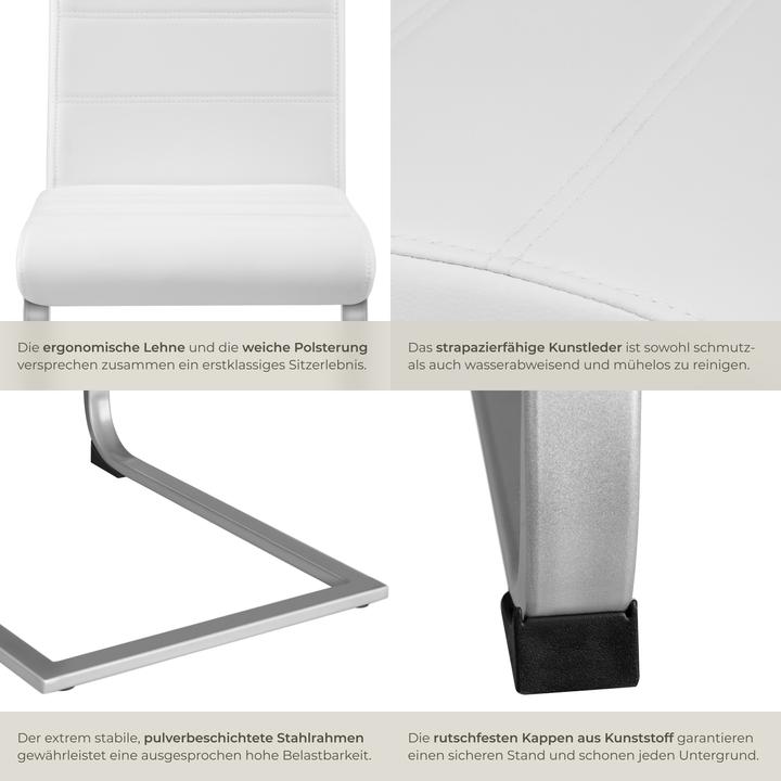 Image du produit tectake 6x chaise à bascule