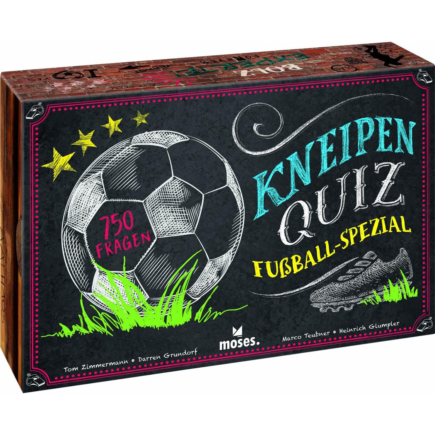 Moses Kneipenquiz Fussball spezial (Deutsch, 3 - 6 Spieler) (90345)