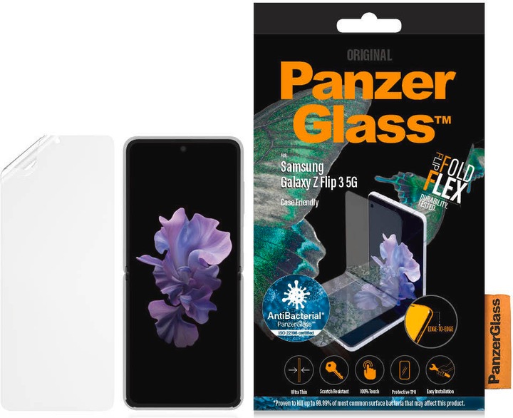 Actual product image PanzerGlass Case Friendly (1 Piece, Samsung Galaxy Z Flip3)