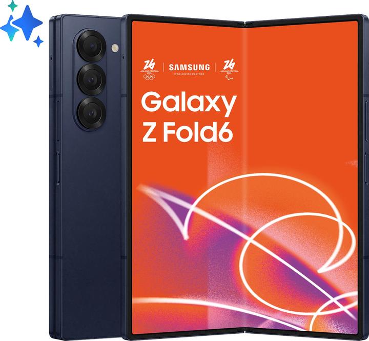 Productafbeelding Samsung Galaxy Z Fold6 (1000 GB, Marineblauw, 7.60", Dubbele SIM, 5G)