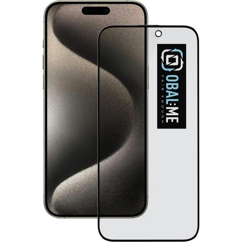 Obal:Me Privacy 5D Glass Screen Protector for Apple iPhone 15 Pro Max Black (1 Stück, Apple iPhone 15 Pro Max), Smartpho...
