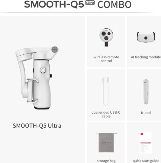 Actual product image Zhiyun SMOOTH Q5 Ultra - Stabilizer for Smartphone (Smartphone, 0.29 kg)