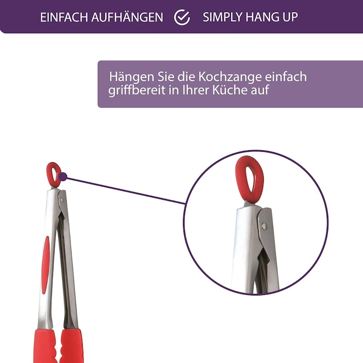 Produktbild Mastrad Kochzange Silikon Grün