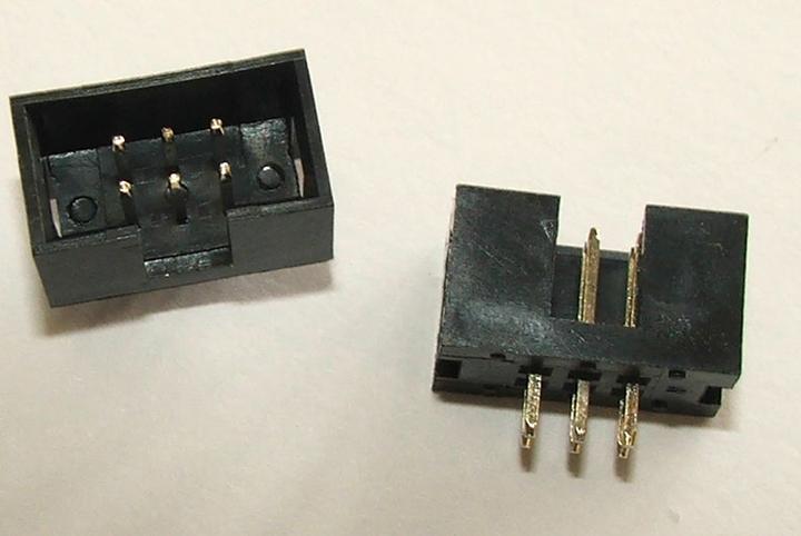 Image du produit OEM Barrette à broches 2x3 pôles DIN 41651 RM 2.54mm