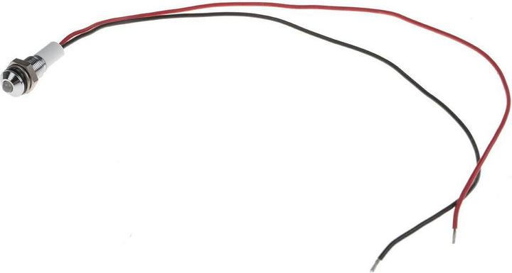 Produktbild RS PRO 6mm vorsteh verchrom LED Drähte RDGN 24V