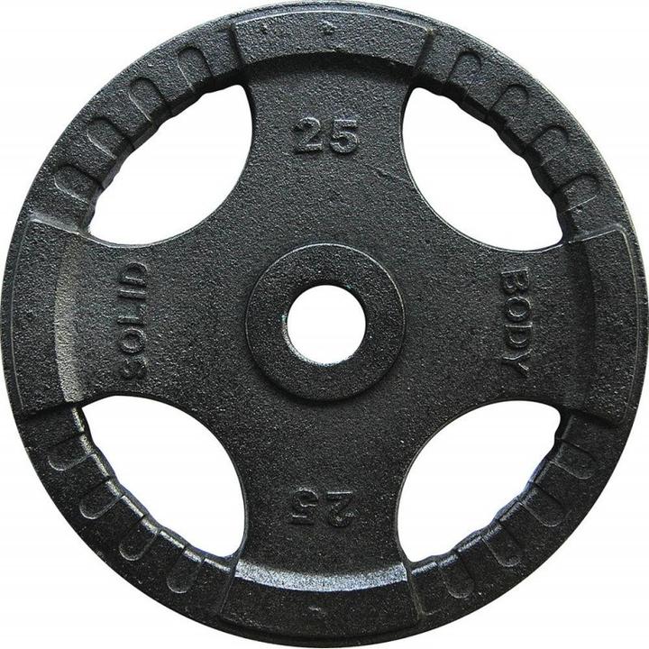 Image du produit Body-Solid Olympia Hantelscheibe 4D gummiert 25 (1 x 25 kg)