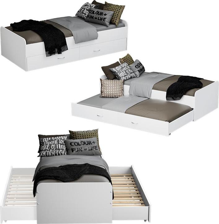 Produktbild Oskar-Store Jaspar mit Lattenrost, ohne Matratze (90 x 200 cm)