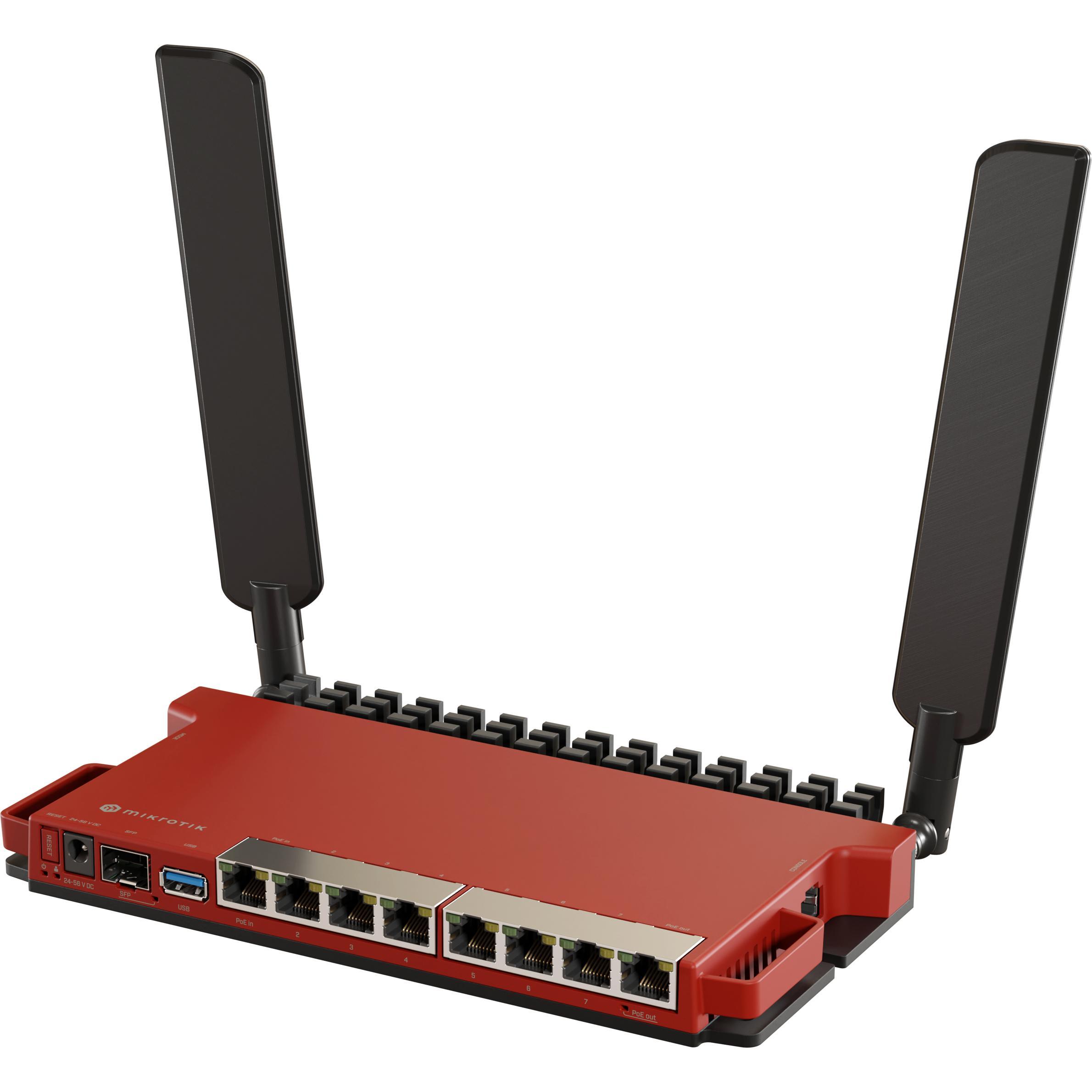 MikroTik L009UiGS-2HaxD-IN, Router, Rot