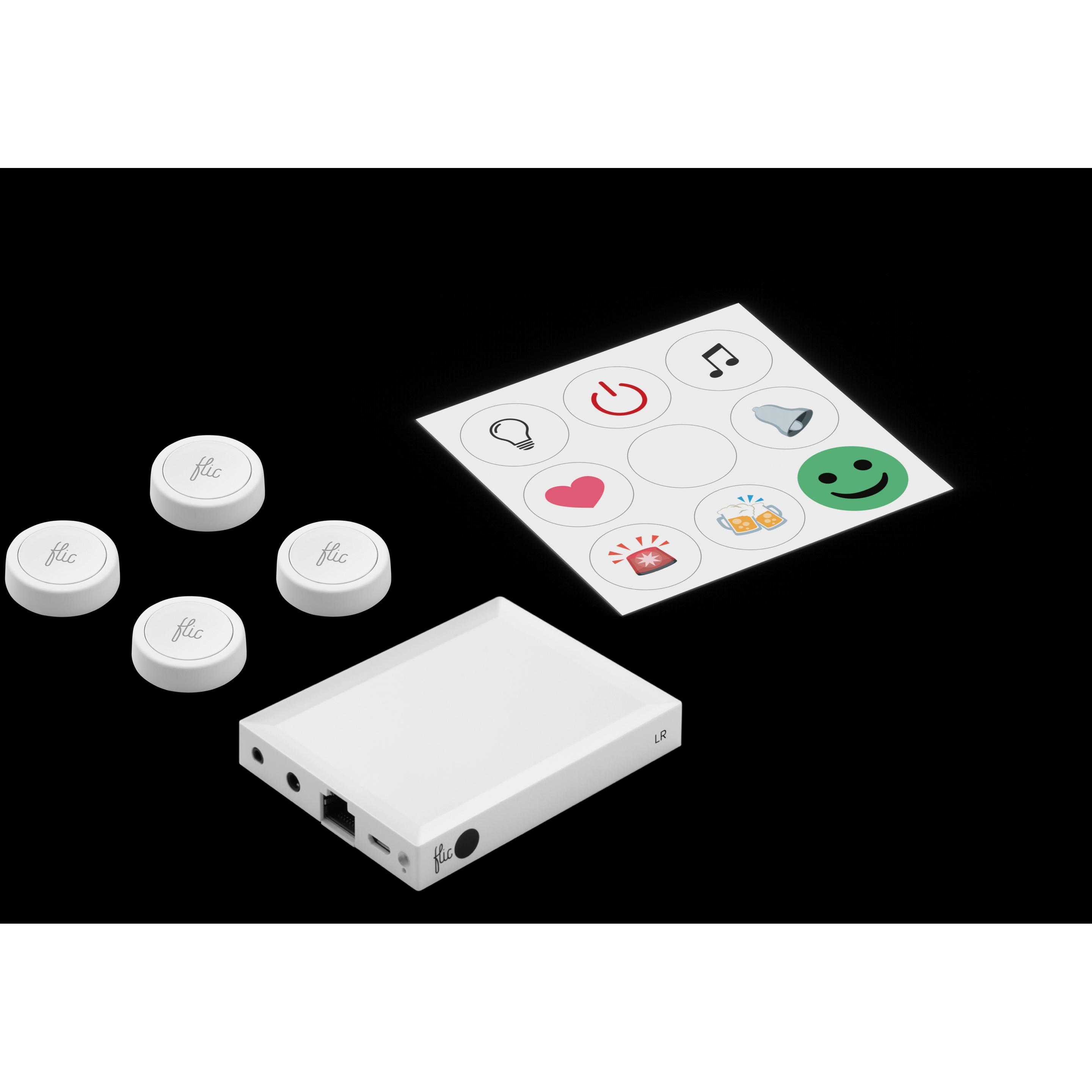 Thumbnail - Flic Starter Kit, Smart Home Hub, Weiss