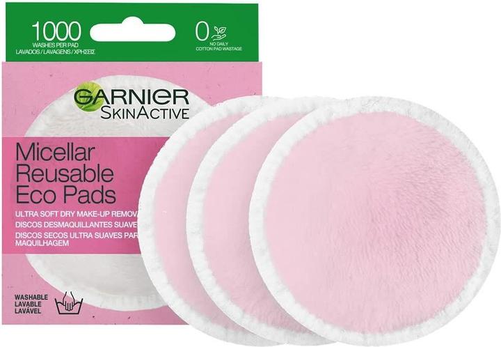 Produktbild Garnier SkinActive Micellar Reusable Eco Pads (Reinigungstücher Gesicht, 20 g)