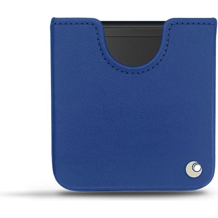Noreve Lederschutzhülle (Samsung Galaxy Z Flip), Smartphone Hülle, Blau