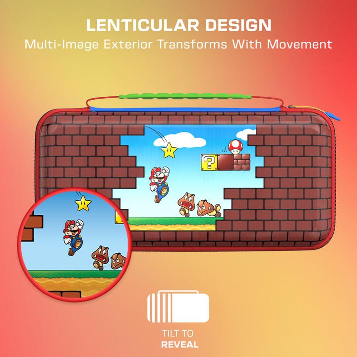 Actual product image Turtle Beach - PlayTrek Travel Case - Mario Bricks (Switch, Switch 2)