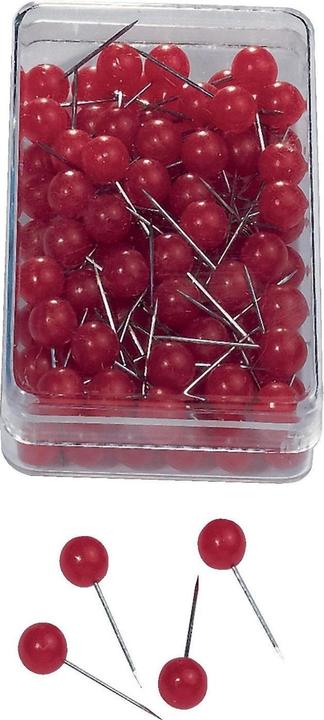 Actual product image Nobo Tear nails red, 100 pieces (100 Piece, 20 mm)