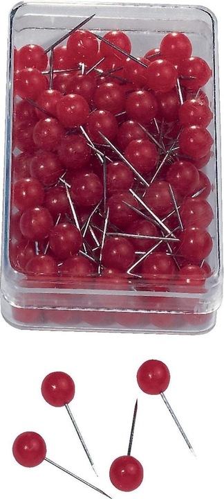 Immagine prodotto Nobo Unghie a strappo rosse, 100 pezzi (100 Pezzo/i, 20 mm)