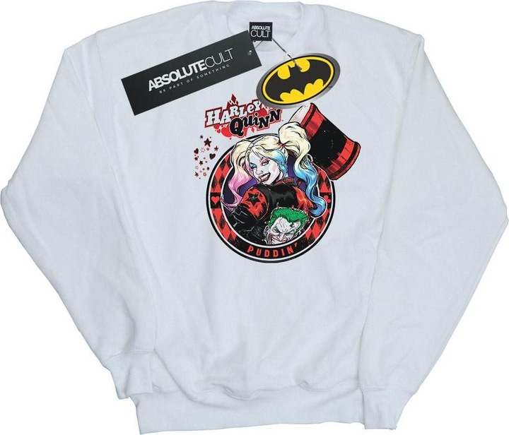 Produktbild Harley Quinn Joker Patch Sweatshirt Mädchen (140, 146)
