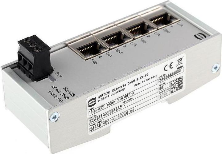 Produktbild Harting Fast Industrial Switch, RJ45 4 Port (4 Ports)