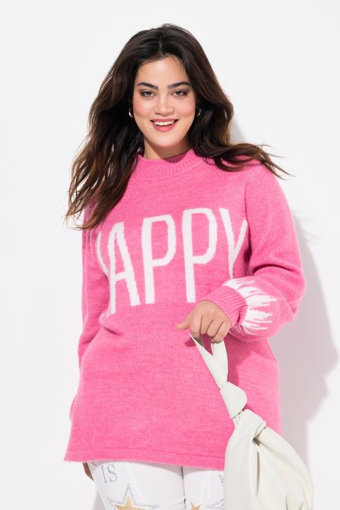 Produktbild Angel of Style Pullover, HAPPY-Statement, Ballon-Langarm (46, 48)