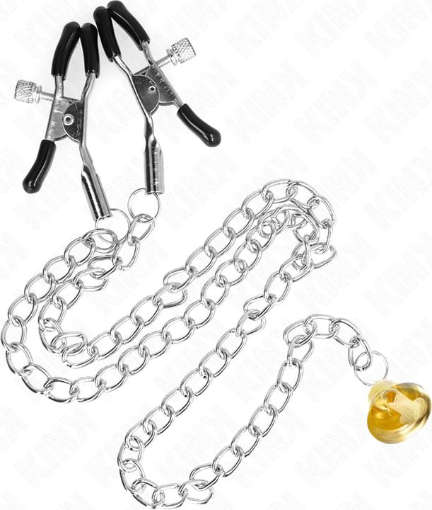 Kink Chaîne De Pinces à Mamelons Avec Crochet En Corne 30 cm