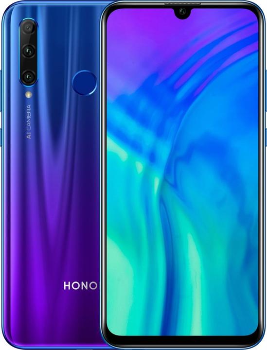 Immagine prodotto Honor 20 Lite (128 GB, Blu Fantasma, 6.21", Doppia SIM Ibrida, 4G)