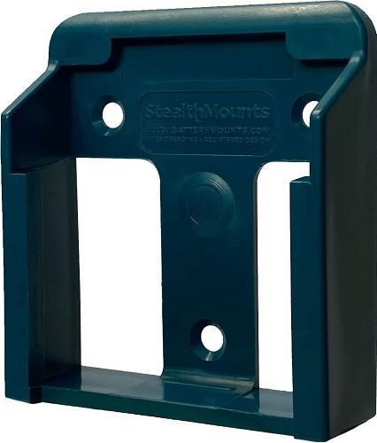 Actual product image StealthMounts BM-MK18-BLU-6 Blue battery holder for Makita 18v (set of 6)