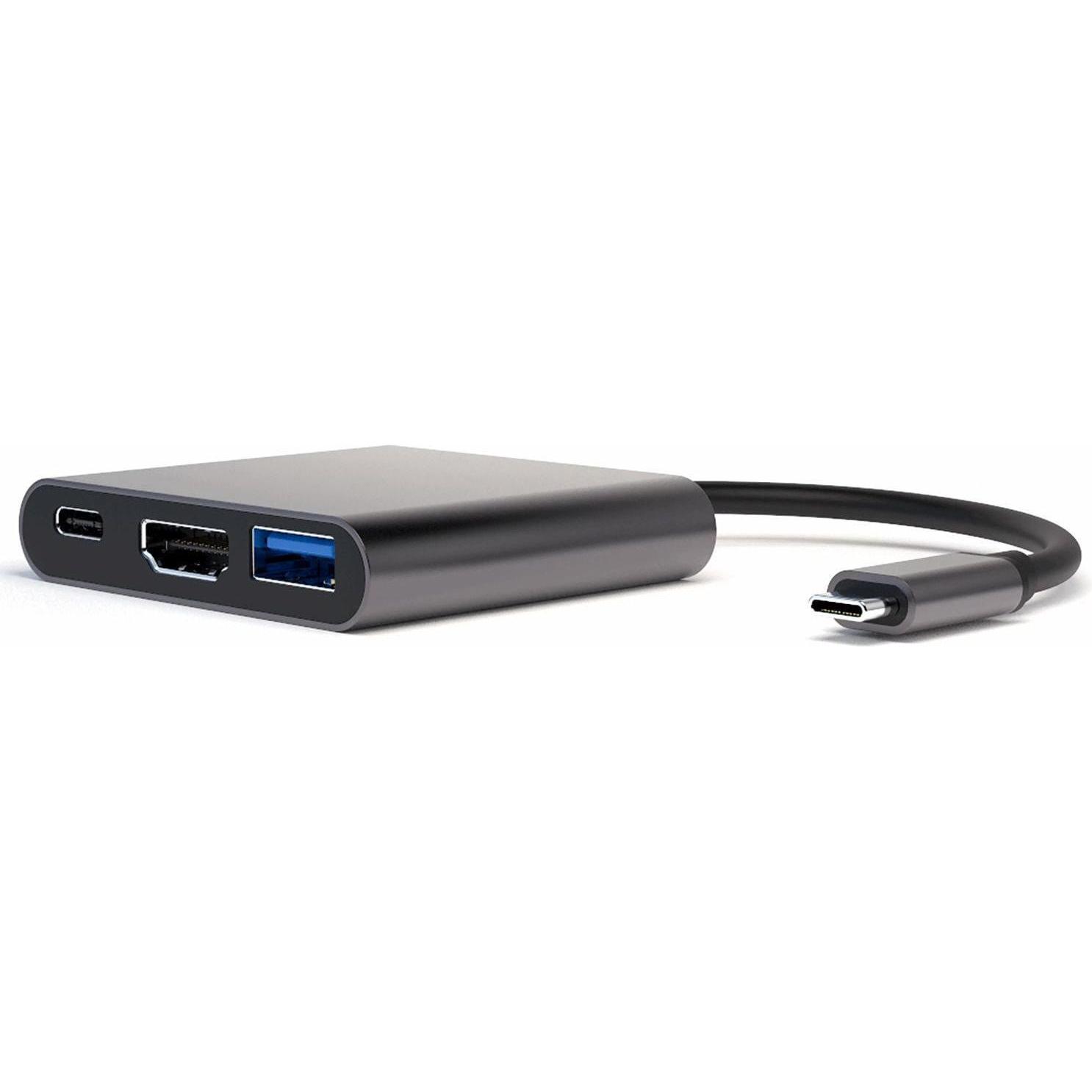 4smarts 3in1 Hub mit DeX-Funktion spacegrau (USB-C, 1 Ports), Dockingstation + USB Hub, Grau