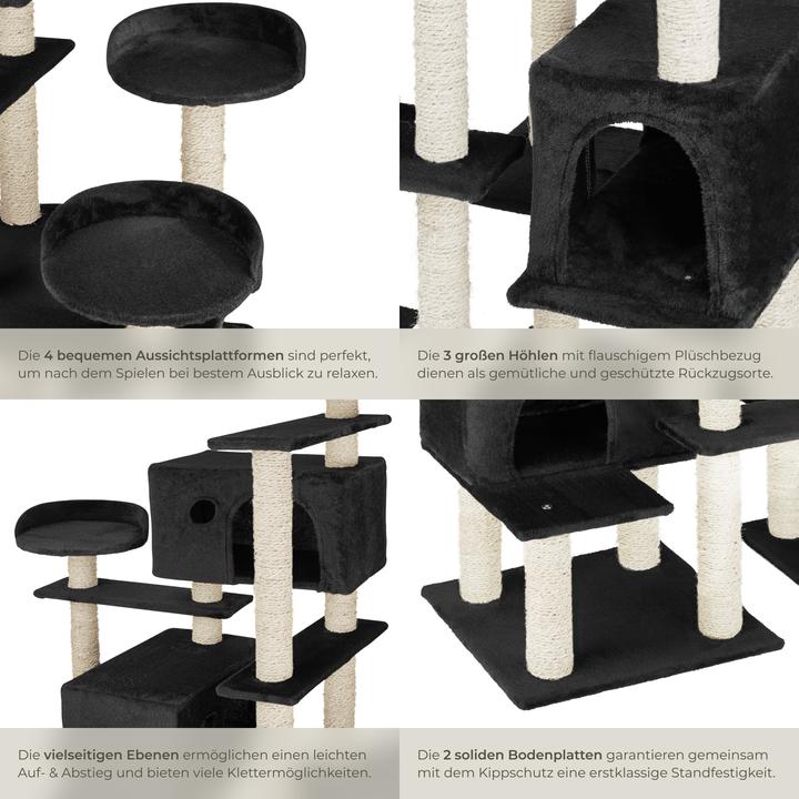 Produktbild tectake Entissar (214 cm, Schwarz)