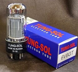 Actual product image Tung-Sol 6V6GT Power Amp Tube / single
