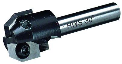 Actual product image Hws Chamfer flush milling cutter with HM indexable inserts