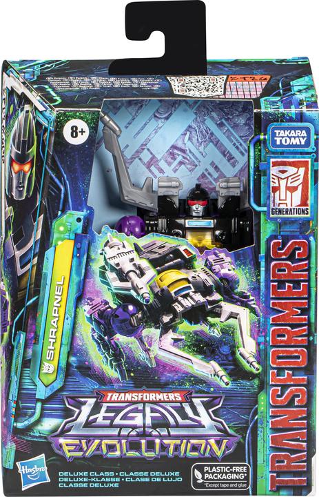 Image du produit Transformers Legacy Evolution Deluxe-Class Shrapnel, figurine de 14 cm