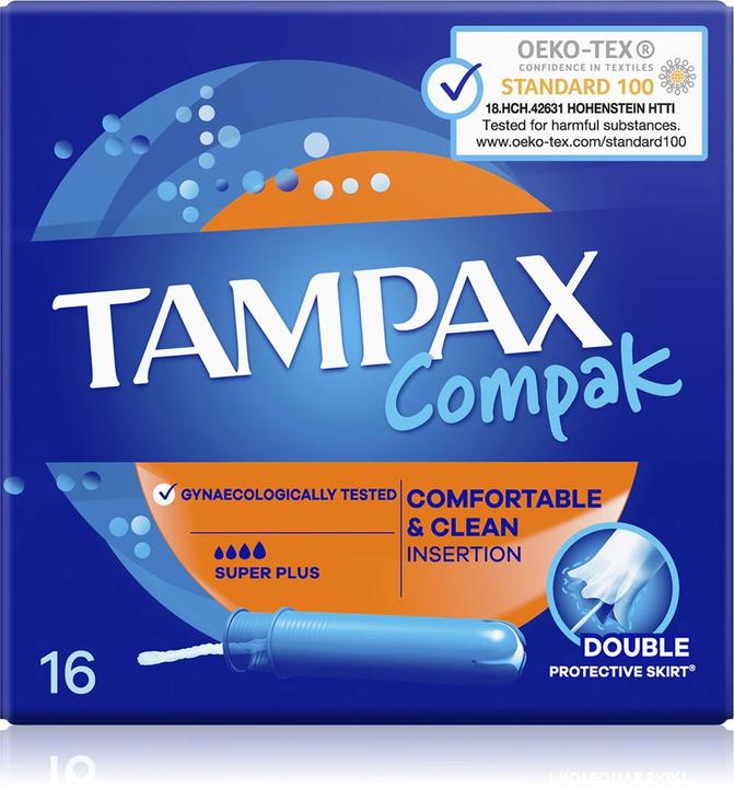 Produktbild Tampax Compak Super Plus (16x, Normal)