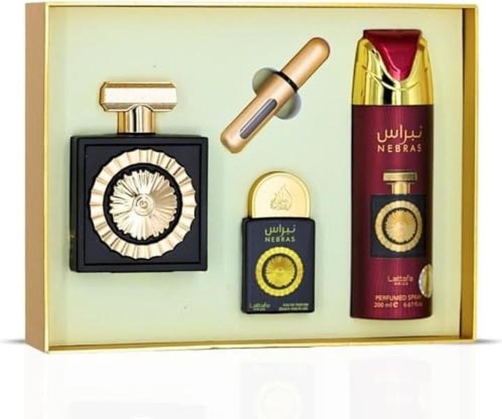 Actual product image Lattafa Perfumes Lattafa Pride Nebras Giftset 3 Piece (Perfume set)