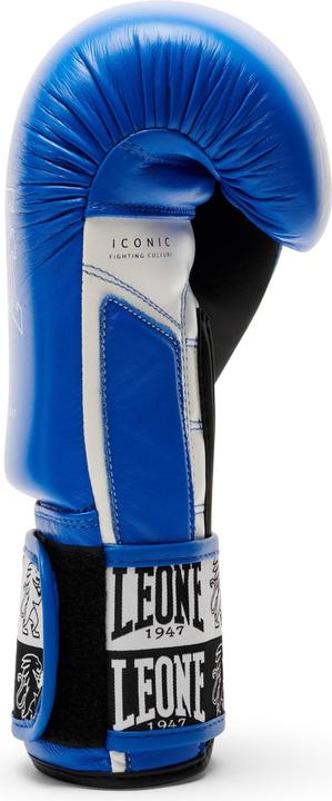 Actual product image Leone Iconic Boxing Gloves Blue GN208 (12 OZ, One size)