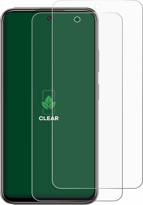 Actual product image ScreenLeaf Screen Protector sustainable Screen Protection, clear, anti-scratch (2 Piece, Infinix Hot 9)