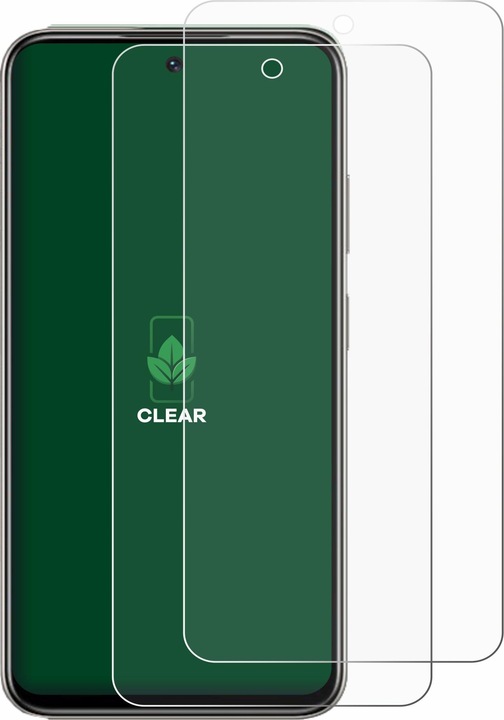 Produktbild ScreenLeaf Schutzfolie nachhaltiger Displayschutz Display Schutz Folie Klar Transparent (2 Stück, Infinix Hot 9)
