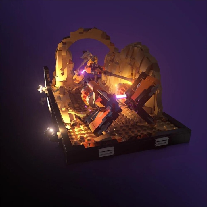 Actual product image Light my bricks LMB 2.0 LEGO® #75380 Star Wars Mos Espa Podrace Diorama Light Kit