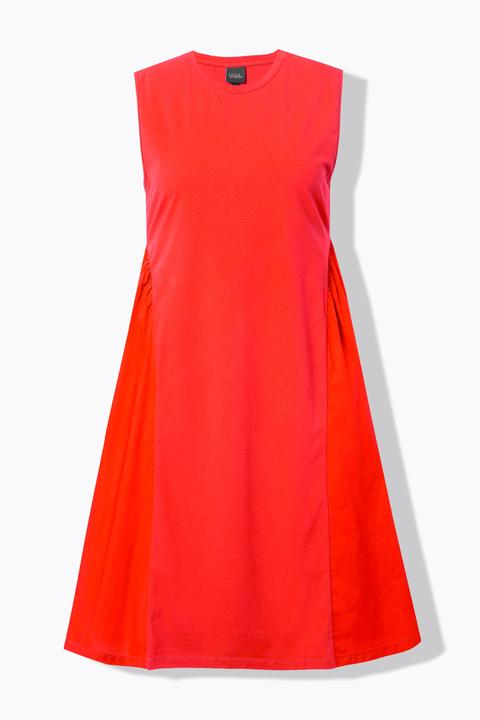 Actual product image Ulla Popken Poplin Panel Sleeveless Dress (54)