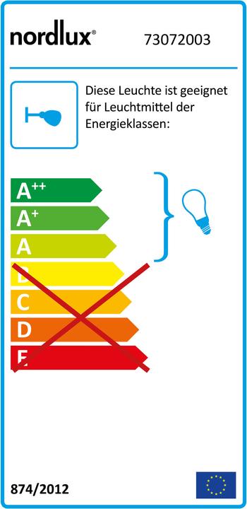 Label énergétique Nordlux Cyclone (E14)
