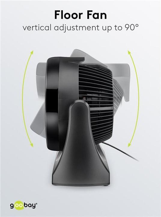 Actual product image Goobay 22,90cm (9") floor fan (60 dB)