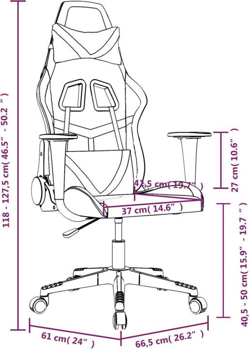 Produktbild vidaXL Gaming-Stuhl