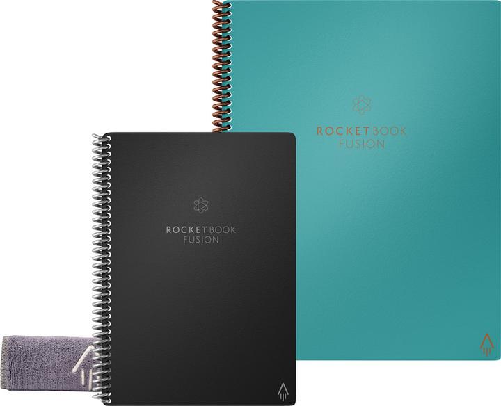 Produktbild Rocketbook Spiralbuch Fusion (A4, Gepunktet, Weicher Einband)