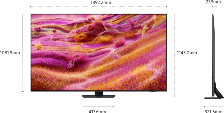 Actual product image Samsung QE85QN90F (85", QN90F, NeoQLED, Mini-LED, 4K, 2025)