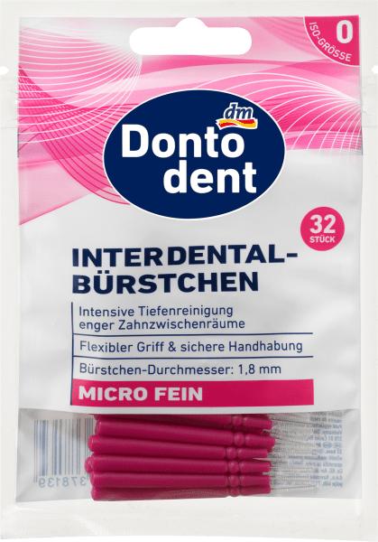 Produktbild dm Dontodent Interdentalbürsten (32 x, 0.35 mm)