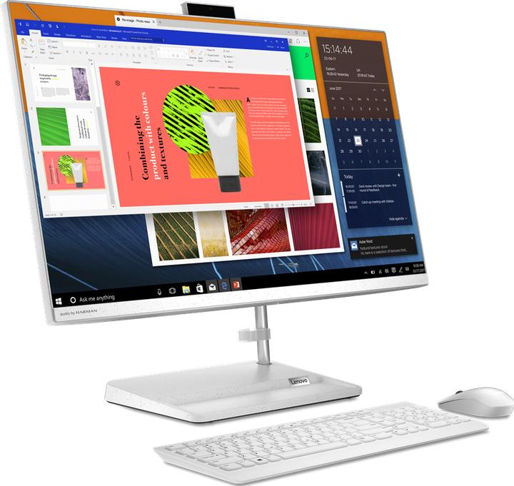 Produktbild Lenovo IdeaCentre AIO 3 (AMD Ryzen 7 5700U, 16 GB, 0.51 TB, AMD Radeon Graphics)
