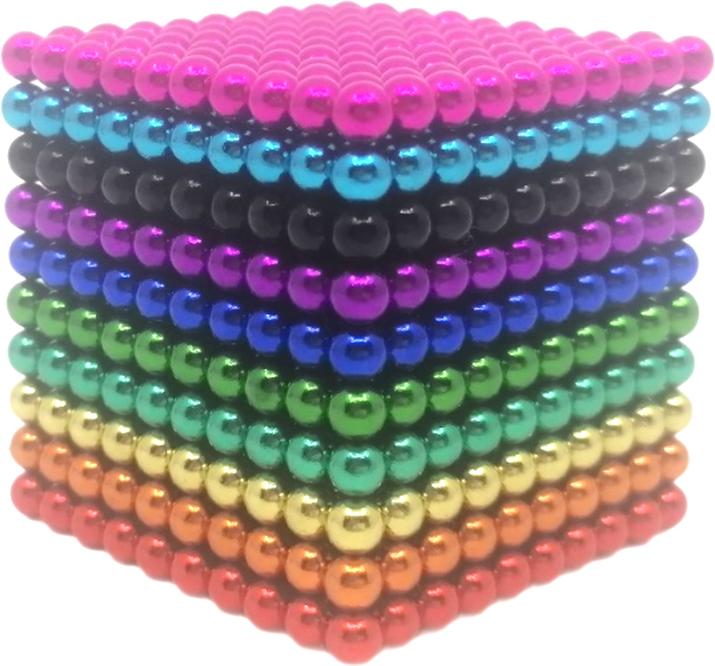 Actual product image Buckyballs Rainbow