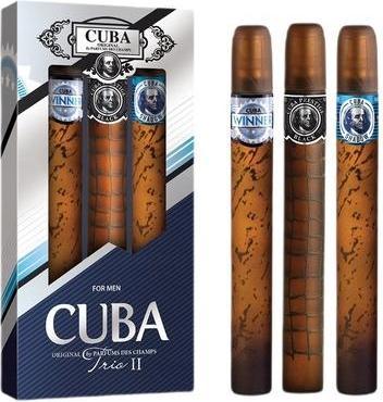 Produktbild NoName SET CUBA ORIGINAL Trio II Shadow EDT Spray 35ml + Winner EDT Spray 35ml + Prestige Black EDT Spray 3