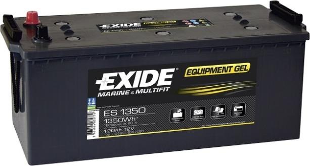 Exide Equipment Gel ES 1350 (G120) Blei Akku 12V, 120000mAh (12 V, 120 Ah)